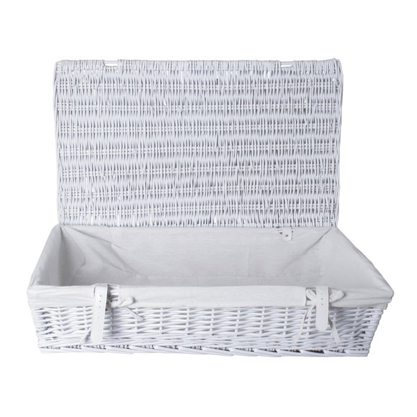 Rosecliff Heights Wicker Underbed Storage with Lid & Reviews Wayfair